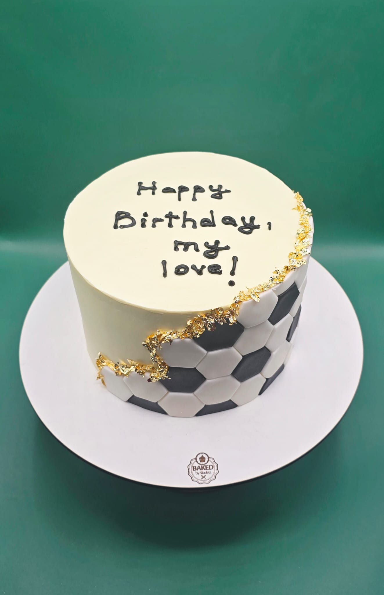 Bespoke custom celebration cake for Gentlemen & Milestones handcrafted by Nicoleta
